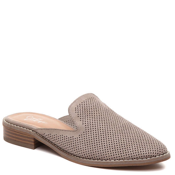 Crown Vintage Shoes - Brand New Faux Suede Mule